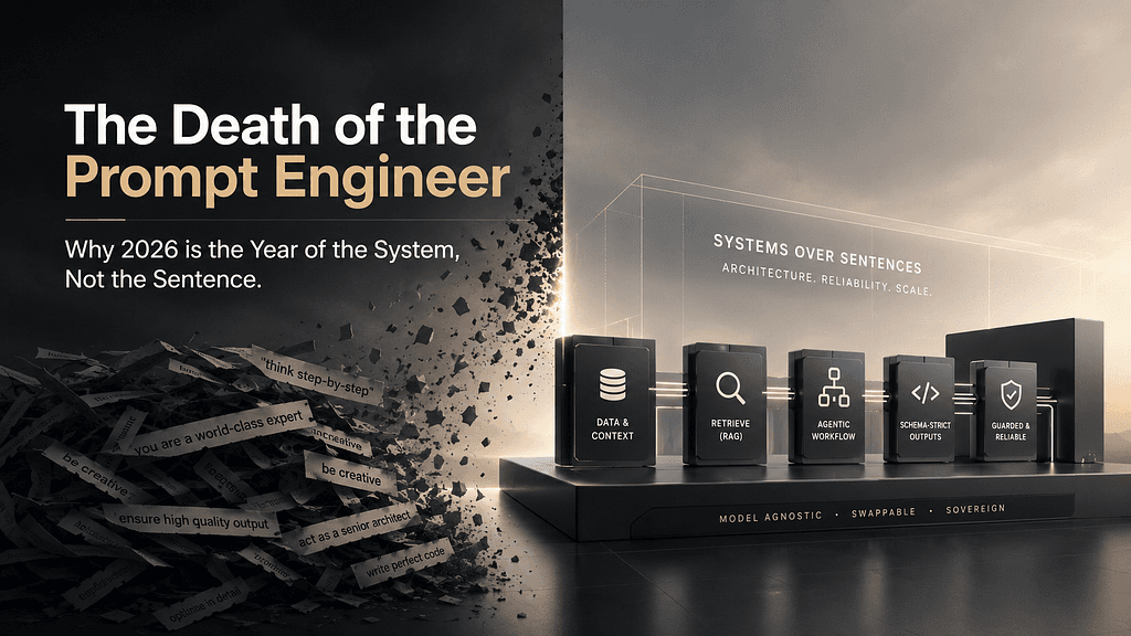 The Death of the Prompt Engineer: Why 2026 is the Year of the System, Not the Sentence