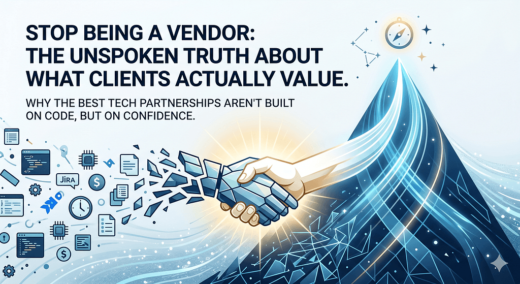 Stop Being a Vendor: The Unspoken Truth About What Clients Actually Value