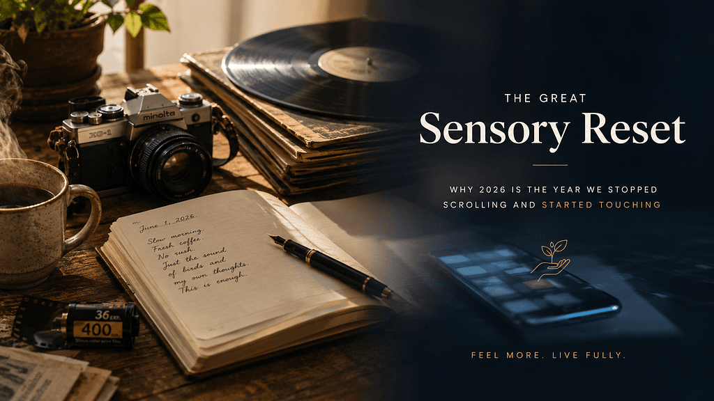 The Great Sensory Reset: Why 2026 is the Year We Stopped Scrolling and Started Touching